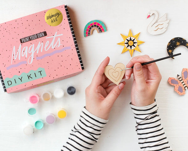 DIY Painting Kit, Fruit Magnet, Craft kit for kids, tween, bachelorett –  jillmakes