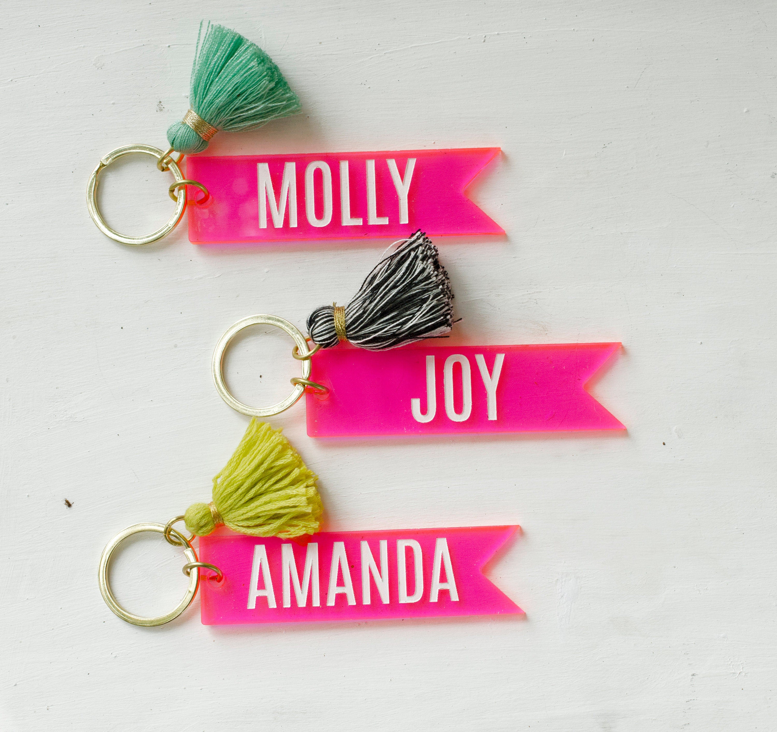 House Warming Gift - Personalized Keychain - Name Keychain - Home Keychain  - House Keychain
